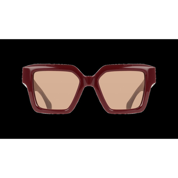 Salvatore Ferragamo SF2084S Sunglasses Burgundy Acetate/Metal Square